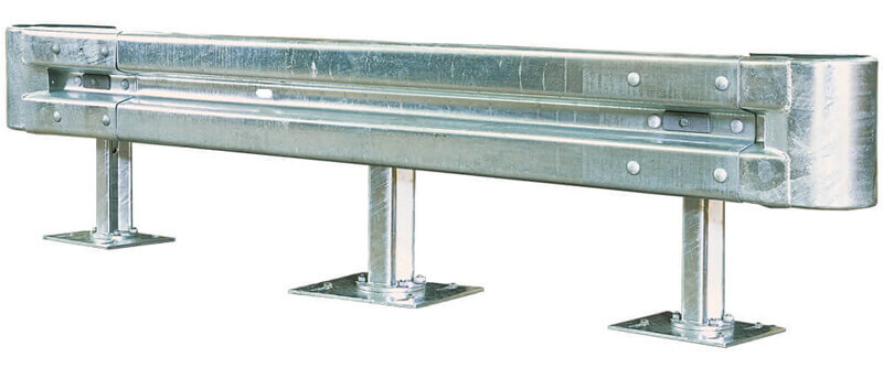 Schutzplanken Komplett-Set 4 Meter Länge Schutzplanken Komplett-Set 4 Meter Länge