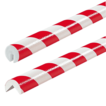Schutzprofil rot-weiß Schutzprofil rot-weiß